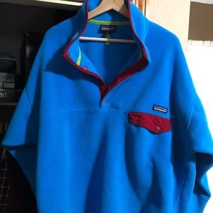 Patagonia 1/4 button up synchilla snap mens fleece